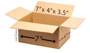Combo Of Corrugated Box + Shipping Bags