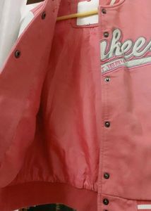 Pink New York Yankees Varsity Jacket+1🆓hand Bag