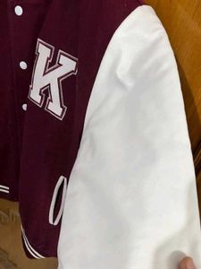 KOREA UNIVERSITY MAROON VARSITY JACKET M(40)