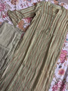 Sequin work suit set(for donation)