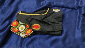 Vicitra Silk Saree With Blouse
