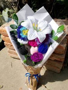 Crochet Multiple Flower 🌺🌹 Bouquet 💐✨