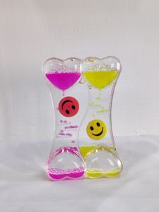 Smiley Timer Wheel Droplet Liquid Hour Glass