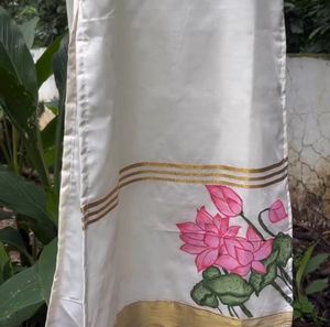 Hand Painted Kerala Style Slitted Kurti