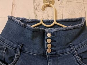 High Waisted Denim Jeans