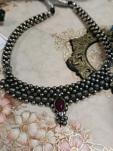 Vintage Style Silver Tone Necklace