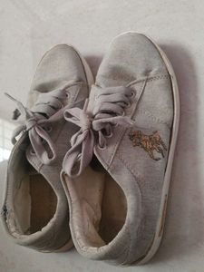 Gray Polo Sneakers