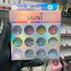 SAVNI Nail Glitter Set