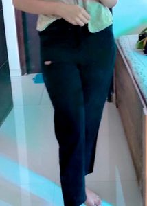 Black Straight Fit Jeans