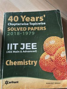 Chemistry 40 Years Pyq Jee Mains And Advanced