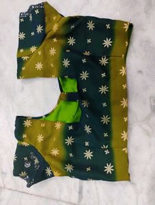 Green Colour Formal Blouse