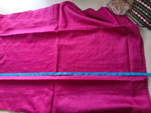 Elegant Pink Embroidered koti and kurta set