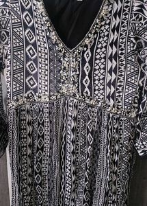 Ethnic Stone Work Nyraa Cut Kurti For Women