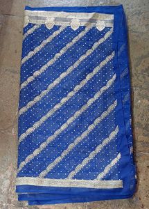 Blue Ethnic Saree