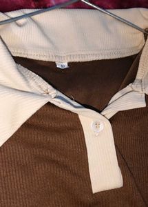 Retro Brown Polo Shirt
