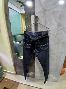 Black Straight Leg Jeans