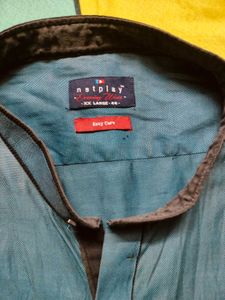 Netplay Shirt in Kurta Style