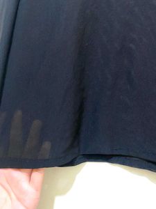 Black Cropped Hoodie Transparent And Stretchy