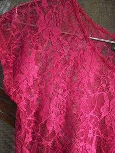 Pink Lace Top