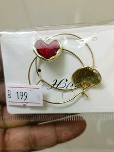 Heart Hoop Earrings