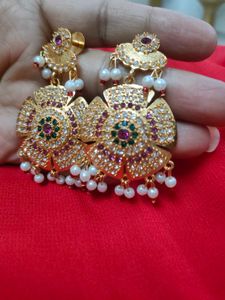 Beautiful Jadau Earrings
