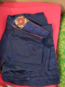 10 used sarees with blouses for Stephen