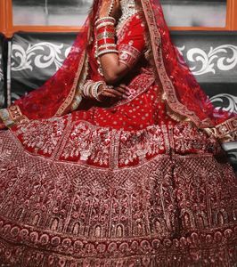 SALE! Red Bridal Lehenga Manish Malhotra