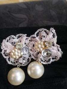 Cute Baby Pink Colour Earrings