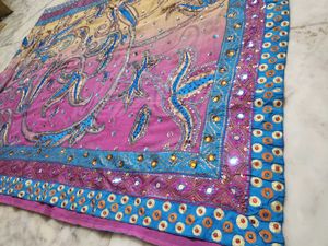 Arri Tari work multi colour saree🫠