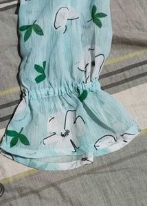 Transparent Flared Top