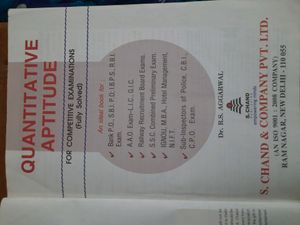Quantitative Aptitude For Competitive Examinations