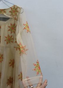 Net Short Frock Design