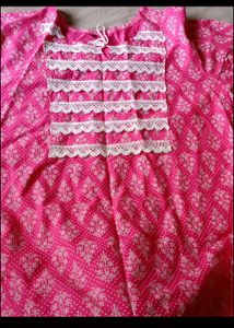 Pink Kurti Set