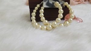 🍒Korean Pearl Hoop Earrings🍒