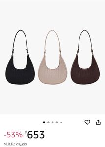 Chic Black Shoulder Bag