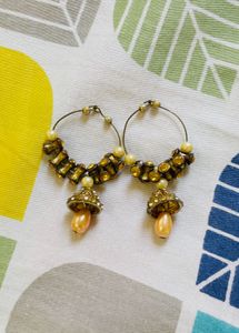 Vintage Inspired Mushroom Earrings