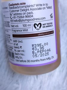 Plum Vanilla Vibes Body Mist Combo