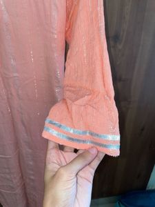 Peach Kurta