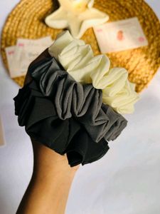 3 Pcs Fluffie Scrunchies