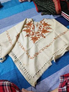 Girls Kashmiri Poncho