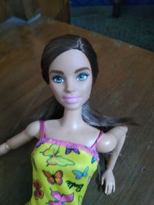 Barbie doll with articulation.