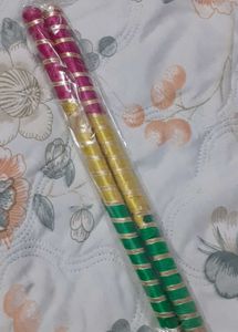 Colorful Dandiya Sticks – Festive &amp; Fun!&#34;