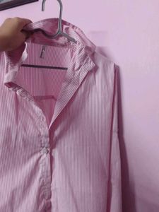 PINK CASUAL WEAR SHIRT