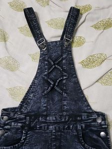 Denim Straight Leg Jumpsuit