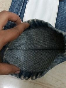 Patchwork Denim Jeans