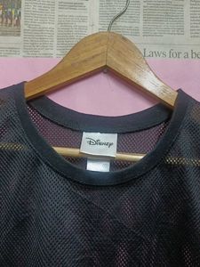 Black Mesh T-Shirt