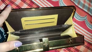 Gold Heart Evening Clutch