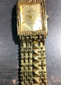 CHARLIE DELON MEN&#39;S WRIST WATCH 24K Gold Plated