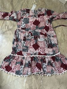 Patchwork Print Dress