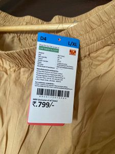 Rangmanch Beige Colour Palazzo (L/XL)